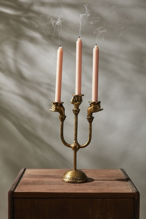 HAUNTED HANDS CANDELABRA
