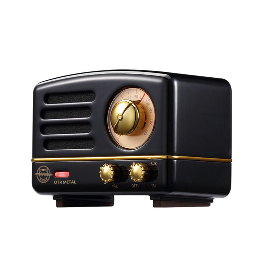 Black OTR metal speaker side view