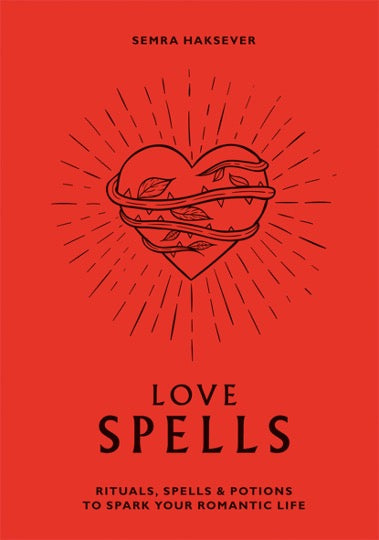 Love Spells. Red book with black text