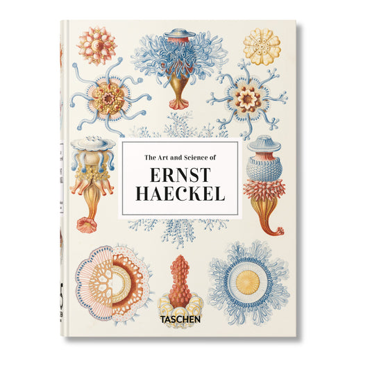 The Art and Science of Ernst Haeckel cover with colorful jellyfish and sea creature illustrations