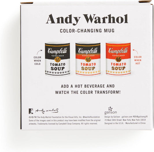 Warhol Soup Can Color Changing Ceramic Mug