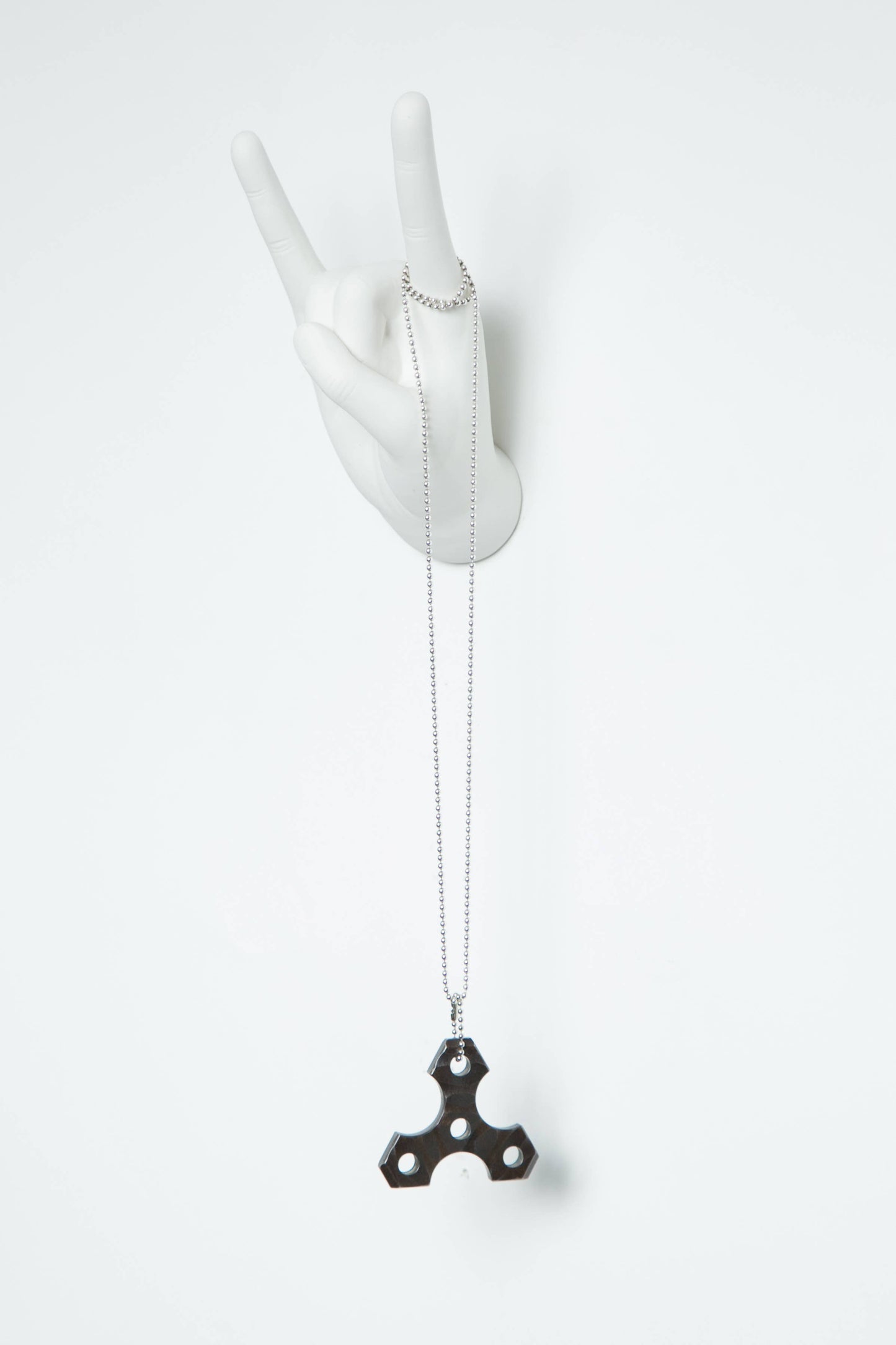 Rock On Hand Wall Mounted hook sculpture - 8.5" long