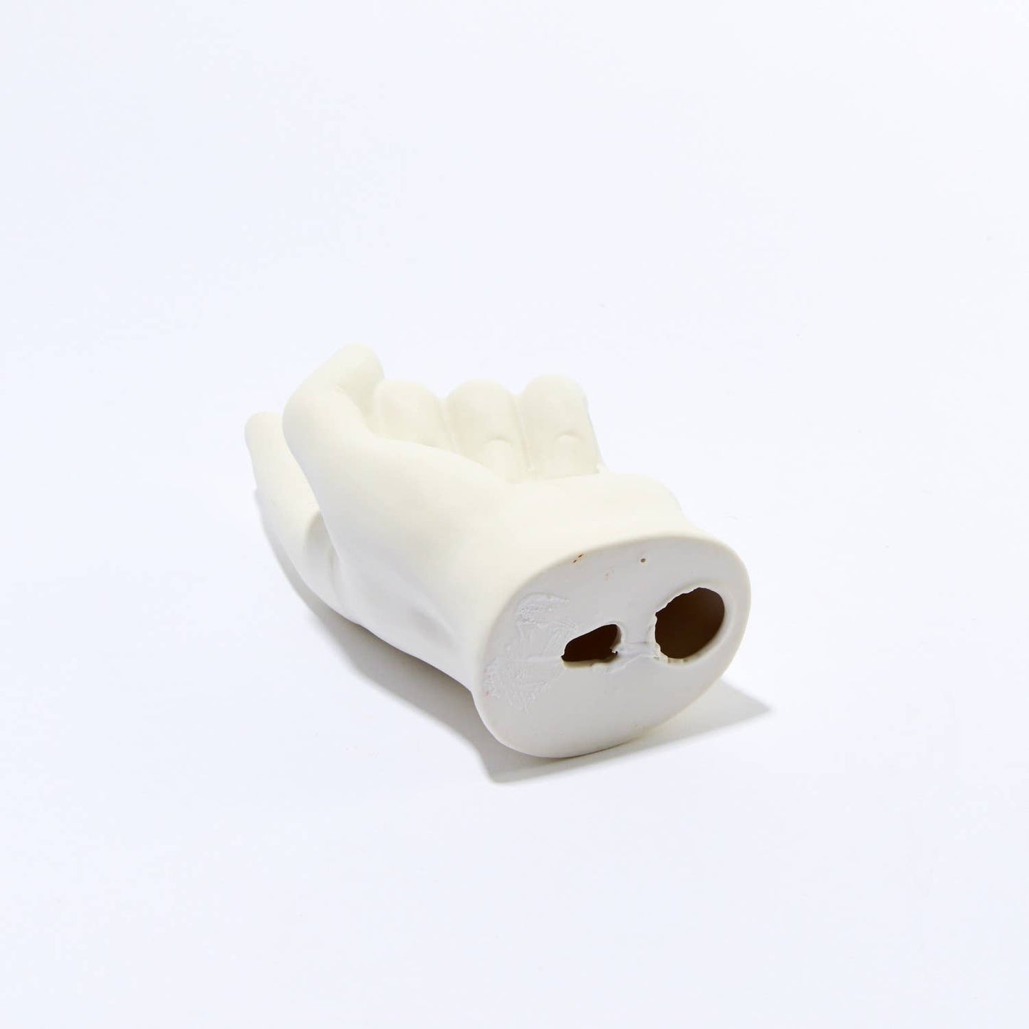 One Finger Hand Wall Mounted hook sculpture - 8" long