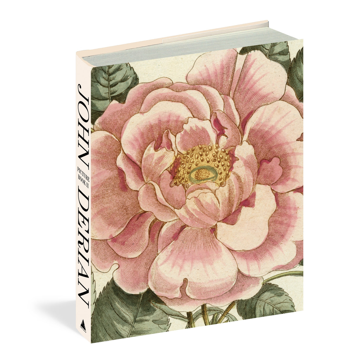 John Derian Picture Book II hardcover with a vintage pink peony illustration on the front