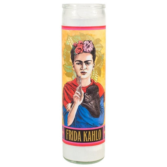 Secular saint candle of Frida Kahlo