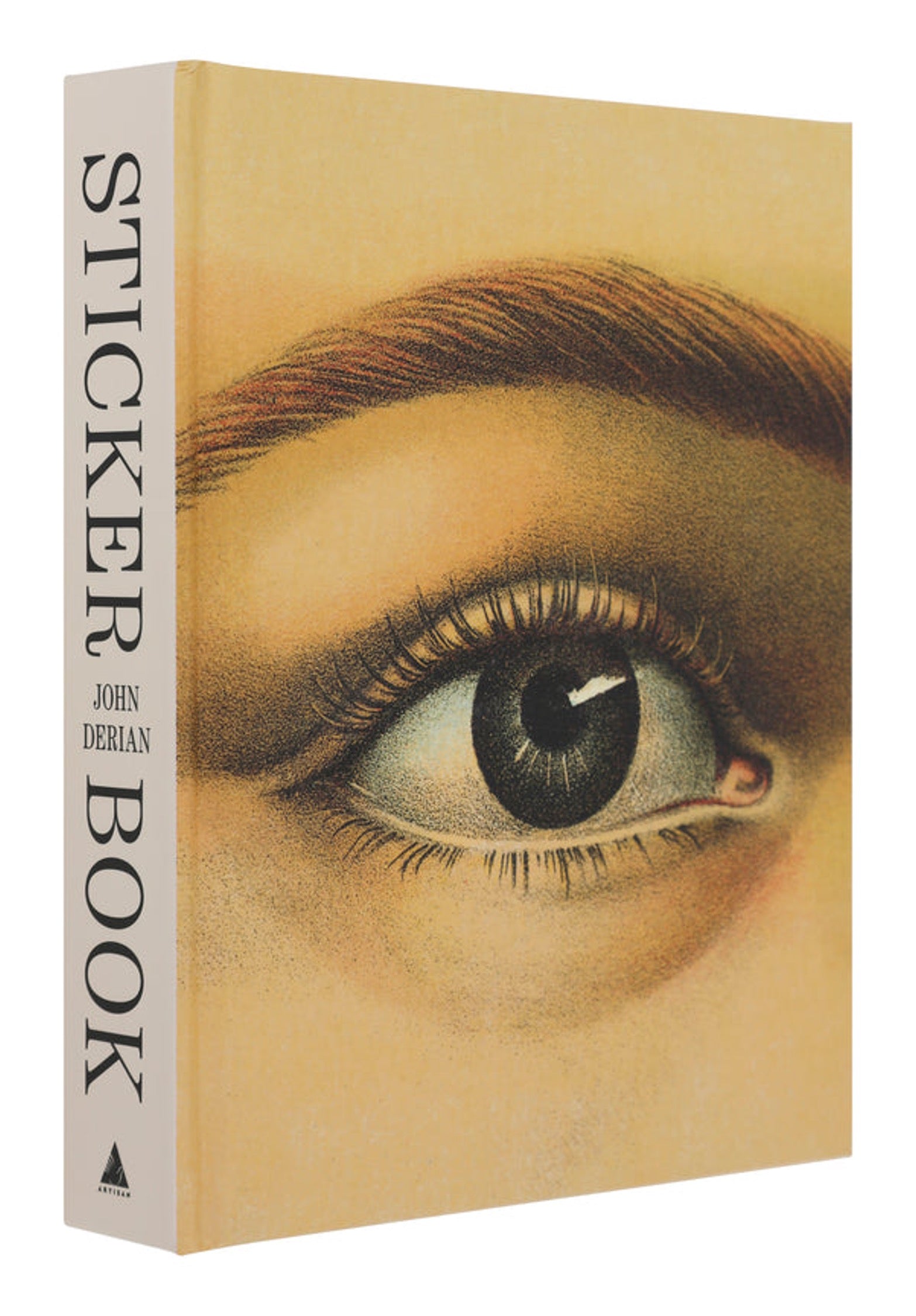 John Derian Sticker Book, side profile.