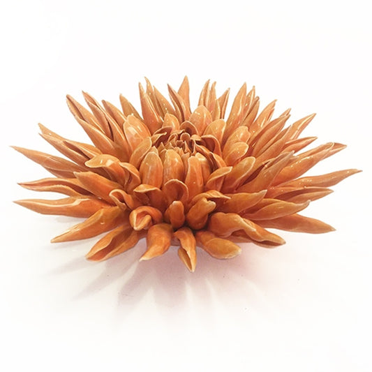 Ceramic orange flower 