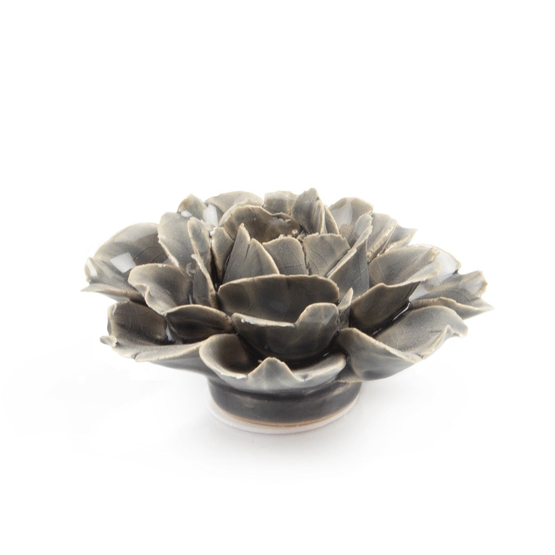 Ceramic grey rose