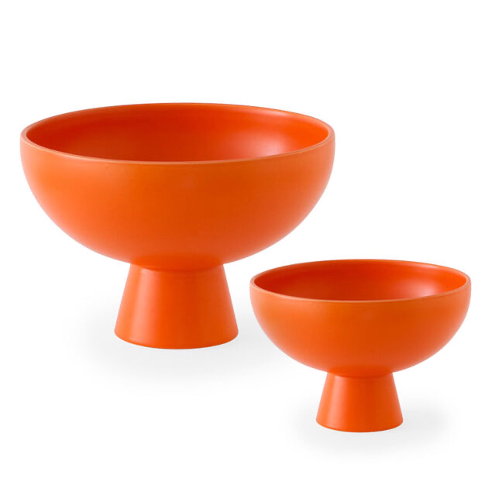 Vibrant orange modern bowl